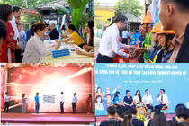 Công đoàn phường Cửa Nam phát động Tháng hành động về an toàn, vệ sinh lao động và Tháng công nhân