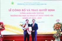 PGS.TS Bùi Trung Thành là Hiệu trưởng Trường ĐH SPKT Hưng Yên nhiệm kỳ 2024-2029