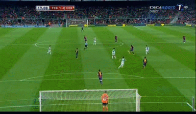 Phút 17: Barcelona 1-0 Cordoba! Hàng thủ Cordoba như một lũ nghiệp dư khi để hổng trung lộ, và Thiago Alcantara nhìn ra được để thực hiện pha đột phá và dứt điểm thành bàn. Phút 17: Barcelona 1-0 Cordoba! Hàng thủ Cordoba như một lũ nghiệp dư khi để hổng trung lộ, và Thiago Alcantara nhìn ra được để thực hiện pha đột phá và dứt điểm thành bàn.