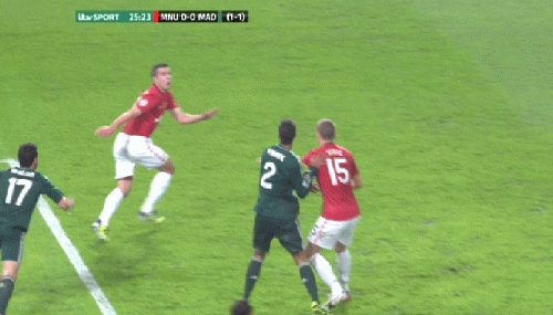 Pha ngả bàn đèn hỏng của Robin Van Persie. Pha ngả bàn đèn hỏng của Robin Van Persie.