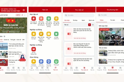 Ứng dụng Tuyên giáo và Dân vận: Nền tảng thông tin chính thống trên không gian số