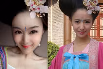 Cô gái bỗng "đẹp ngang tầm" mỹ nữ cổ trang 