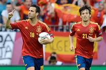 Nhìn lại 'đại chiến' tập 1 Tây Ban Nha - Italia qua ảnh