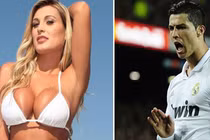 Á hậu Brazil tìm đến tận nhà Ronaldo