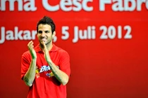Fabregas được chào đón nồng nhiệt ở Indonesia