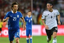 Tâm điểm đại chiến Đức - Italia: Mesut Ozil vs Andrea Pirlo