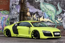 Siêu xe Audi R8 tuyệt đẹp với màu xanh cốm nổi bật