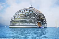 Chiêm ngưỡng khách sạn 5 sao nổi chống thiên tai