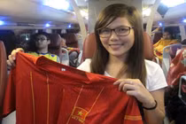 Hội CĐV SLNA 'đổ bộ' Pleiku tiếp sức U21 Việt Nam