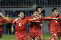 Chùm ảnh: U21 Việt Nam thắng tưng bừng trước đội bóng Úc