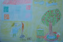  Tranh dự thi của Duy Khánh, lớp 5A, Tiểu học Xã Đàn (MS:486) 