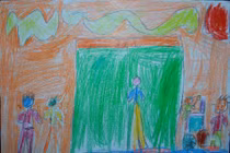  Tranh dự thi của Đức Anh, lớp 2A, Tiểu học Xã Đàn (MS:477) 