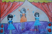  Tranh dự thi của Thúy Hiền, lớp 5A, Tiểu học Xã Đàn (MS:489) 