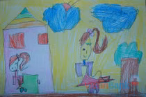  Tranh dự thi của Quỳnh Anh, lớp 1A, Tiểu học Xã Đàn (MS:482) 