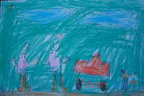 Tranh dự thi của Trung Kiên, lớp 1A, Tiểu học Xã Đàn (MS:480) 