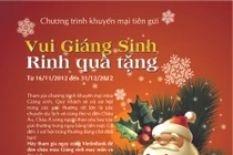 “Vui Giáng sinh – Rinh quà tặng” cùng VietinBank
