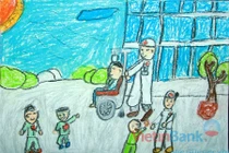  Tranh dự thi của Anh Dũng, lớp 4B2, Tiểu học Xã Đàn (MS:472) 