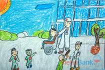  Tranh dự thi của Anh Dũng, lớp 4B2, Tiểu học Xã Đàn (MS:472) 