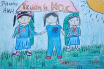  Tranh dự thi của Phương Anh, lớp 4B2, Tiểu học Xã Đàn (MS:473) 