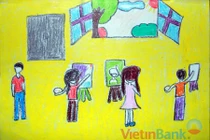  Tranh dự thi của Ngọc Bích, lớp 5A, Tiểu học Xã Đàn (MS:471) 
