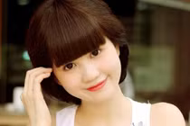 Để tóc mái ngây thơ như Ngọc Trinh 