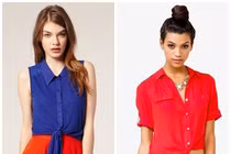 Tận dụng tối đa eo thon với sơ mi buộc vạt