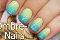 Diện nail ombre tung tăng dạo biển