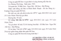 Vụ CA quận gửi báo tang mẹ bằng văn bản: Đó là thông lệ ở địa phương