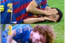 Biếm họa: Sergio Busquets đã tìm được người em lưu lạc David Luiz