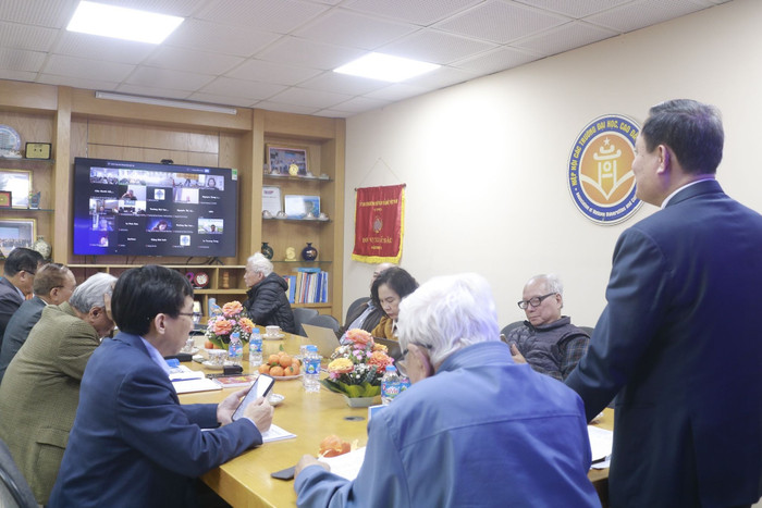 Hội nghị được tổ chức theo hình thức trực tiếp kết hợp trực tuyến.