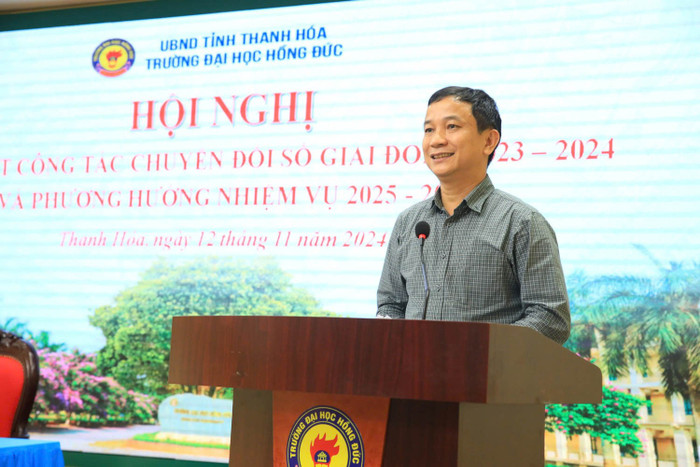 Phó Giáo sư, Tiến sĩ Đậu Bá Thìn - Phó Hiệu trưởng Trường Đại học Hồng Đức. Ảnh: HDU