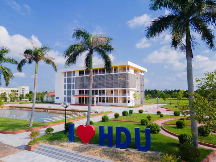 Thư viện Trường Đại học Hồng Đức. Ảnh: HDU Thư viện Trường Đại học Hồng Đức. Ảnh: HDU