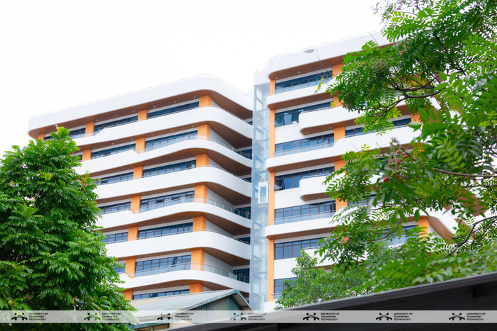 Trường Đại học Công nghệ Giao thông vận tải vừa khánh thành tòa nhà đa năng 11 tầng với tổng mức đầu tư gần 200 tỷ đồng. Ảnh: UTT