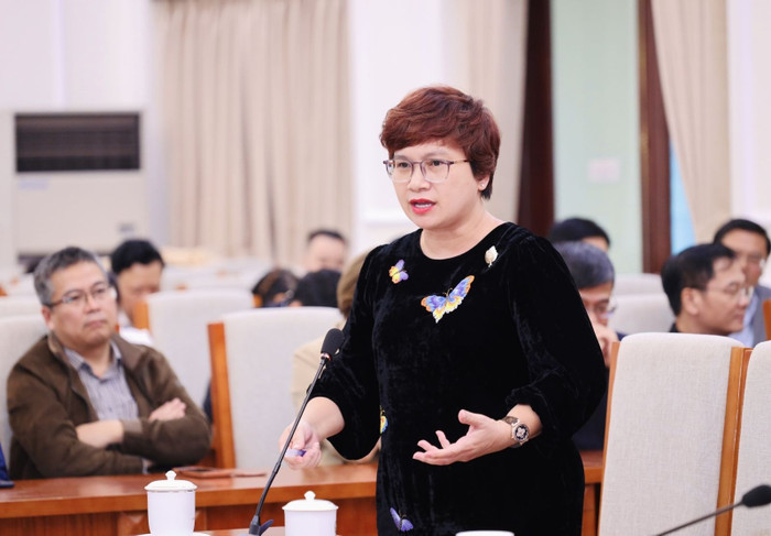 Các đại biểu phát biểu ý kiến tại hội nghị