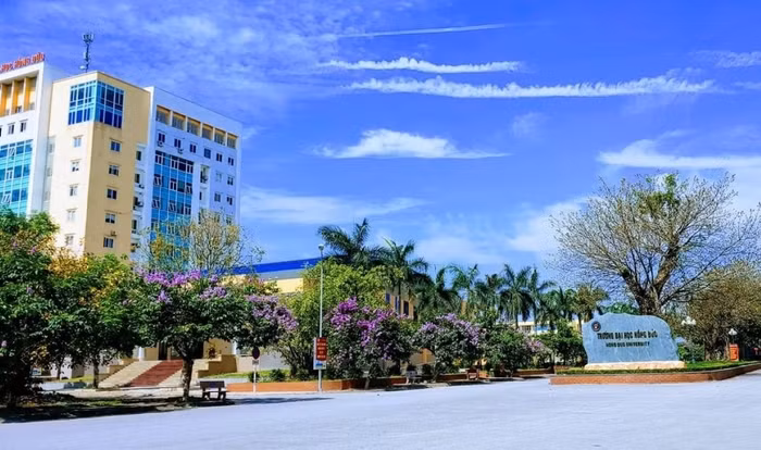 Một góc khuôn viên Trường Đại học Hồng Đức. Ảnh: HDU