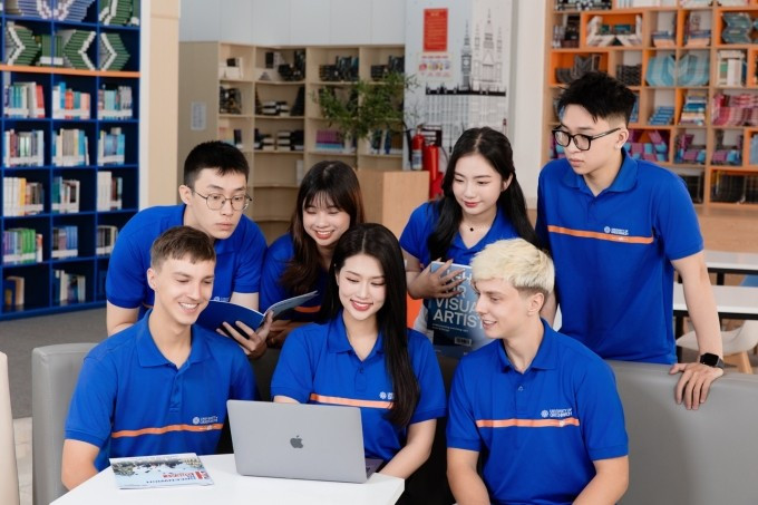 Sinh viên Greenwich Việt Nam. Ảnh: Greenwich Việt Nam