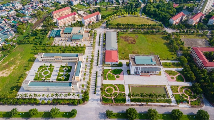 Tại Trường Đại học Hồng Đức, ngành Kỹ thuật xây dựng là một trong những ngành có tỷ lệ sinh viên sau khi tốt nghiệp có việc làm cao. Ảnh: Trường Đại học Hồng Đức