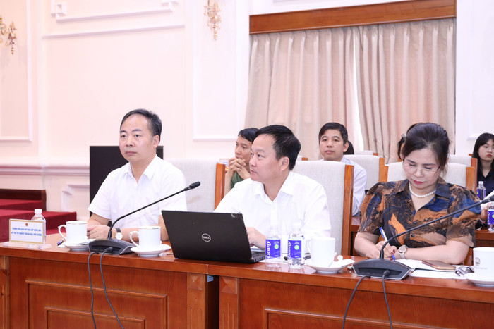 Các đại biểu tại buổi họp báo. Ảnh: Trần Hiệp img-7480.jpg