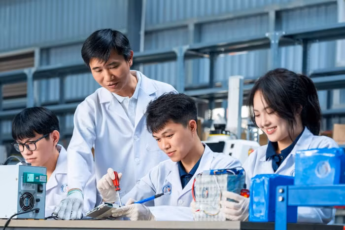 Tiến sĩ Vũ Ngọc Hùng - một trong những người đặt nền móng xây dựng chương trình đào tạo ngành Công nghệ pin xe điện tại Đại học Phenikaa.