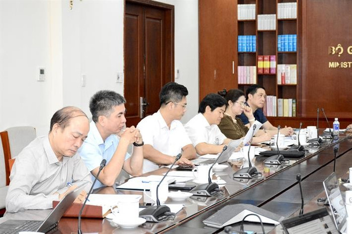 Đại diện các đơn vị thuộc Bộ Giáo dục và Đào tạo tại buổi làm việc Đại diện các đơn vị thuộc Bộ Giáo dục và Đào tạo tại buổi làm việc