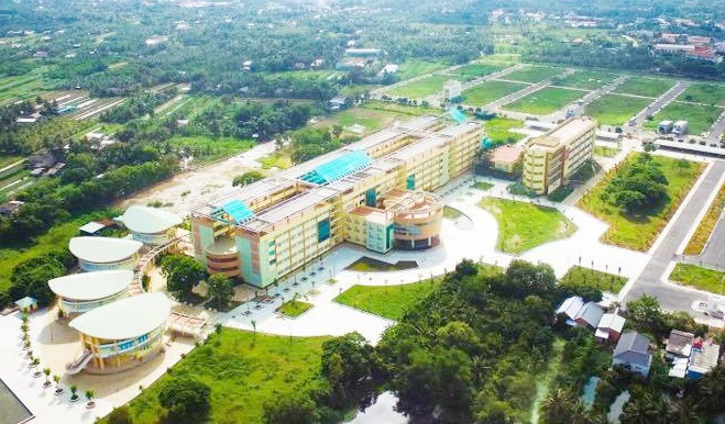 Trường Đại học Tiền Giang. Ảnh: TGU