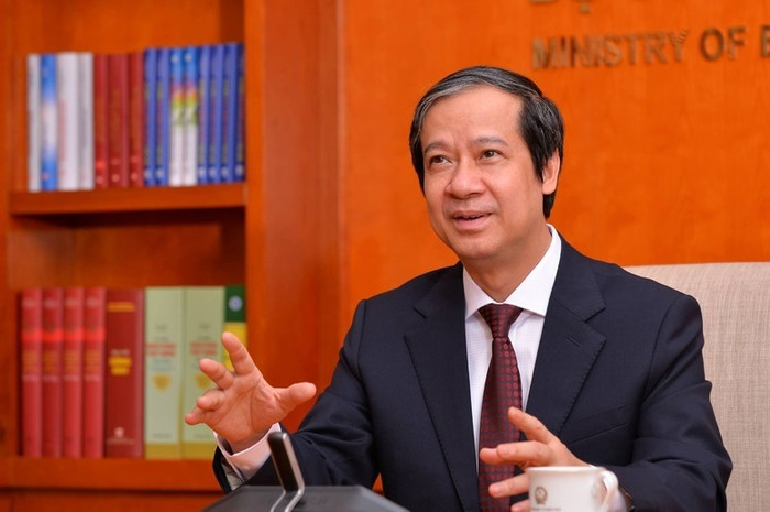 Bộ trưởng Bộ Giáo dục và Đào tạo Nguyễn Kim Sơn. Ảnh: VGP. Bộ trưởng Bộ Giáo dục và Đào tạo Nguyễn Kim Sơn. Ảnh: VGP.