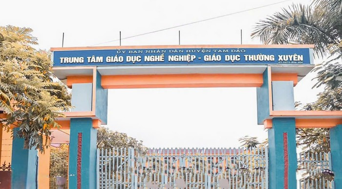Ảnh minh họa: Trung tâm Giáo dục nghề nghiệp - Giáo dục thường xuyên Tam Đảo (tỉnh Vĩnh Phúc cũ) image-1.jpg