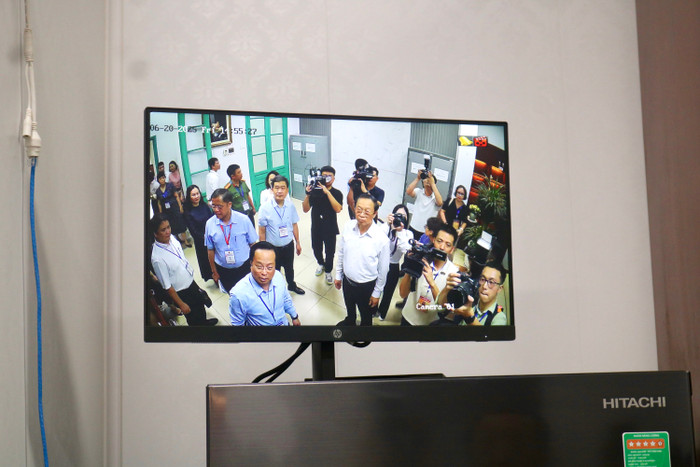 Camera được bố trí theo đúng quy định tại khu vực chứa đề thi. Ảnh: Doãn Nhàn img-9281.jpg