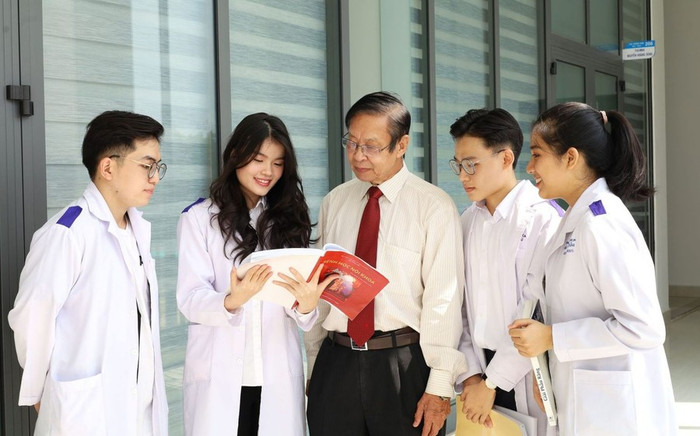 Sinh viên của Trường Đại học Sức khỏe, Đại học Quốc gia Thành phố Hồ Chí Minh. Ảnh: VNU-HCM