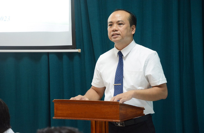 Tiến sĩ Võ Hồng Sơn - Hiệu trưởng Trường Cao đẳng Thương mại. Ảnh: website nhà trường