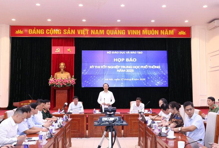 Toàn cảnh buổi họp báo. Ảnh: Trần Hiệp img-7393.jpg