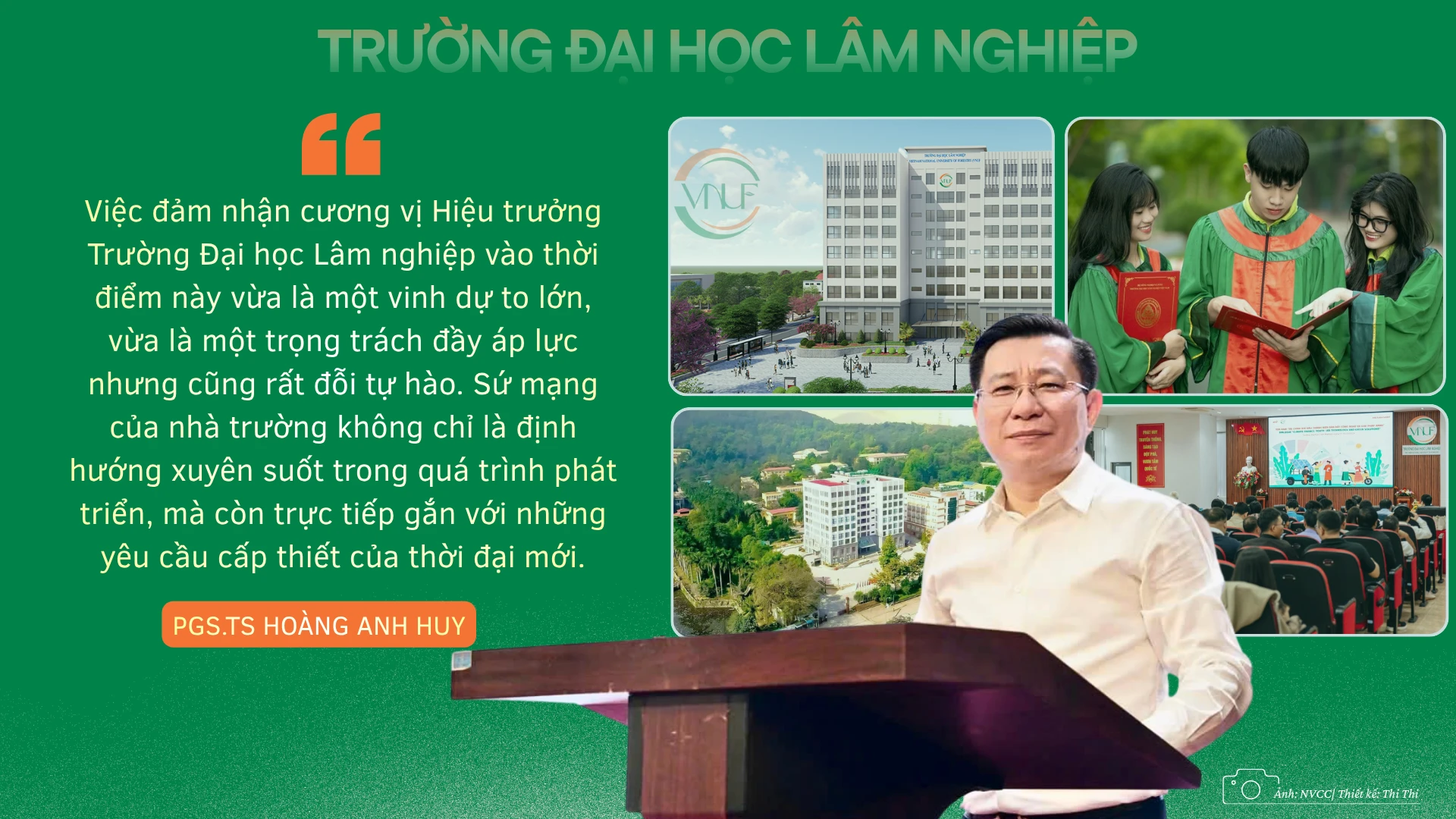 Hiệu trưởng Trường ĐH Lâm nghiệp nêu 3 nhóm chính sách trọng tâm để thu hút và giữ chân nhân tài