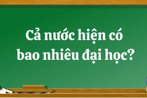 Hiện cả nước có bao nhiêu đại học?