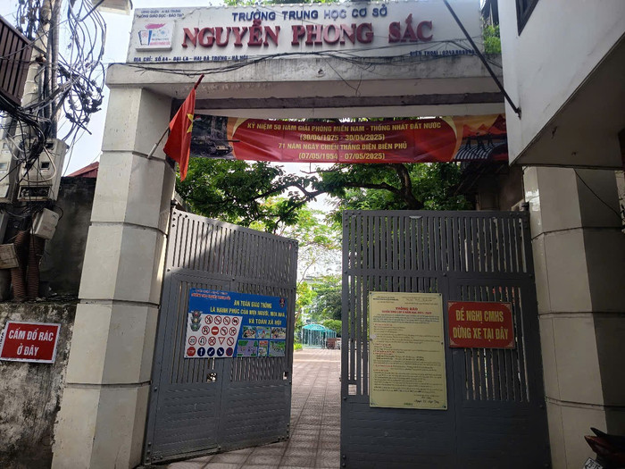 Trường Trung học cơ sở Nguyễn Phong Sắc. (Ảnh: MĐ) thcs-nguyen-phong-sac.jpg